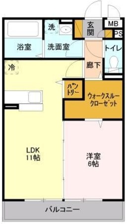 ベルウッド六番館の物件間取画像